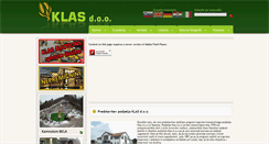 Desktop Screenshot of klas.si